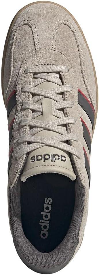 imageadidas Mens Barreda Fashion SneakersWonder BeigeCharcoalSemi Lucid Red