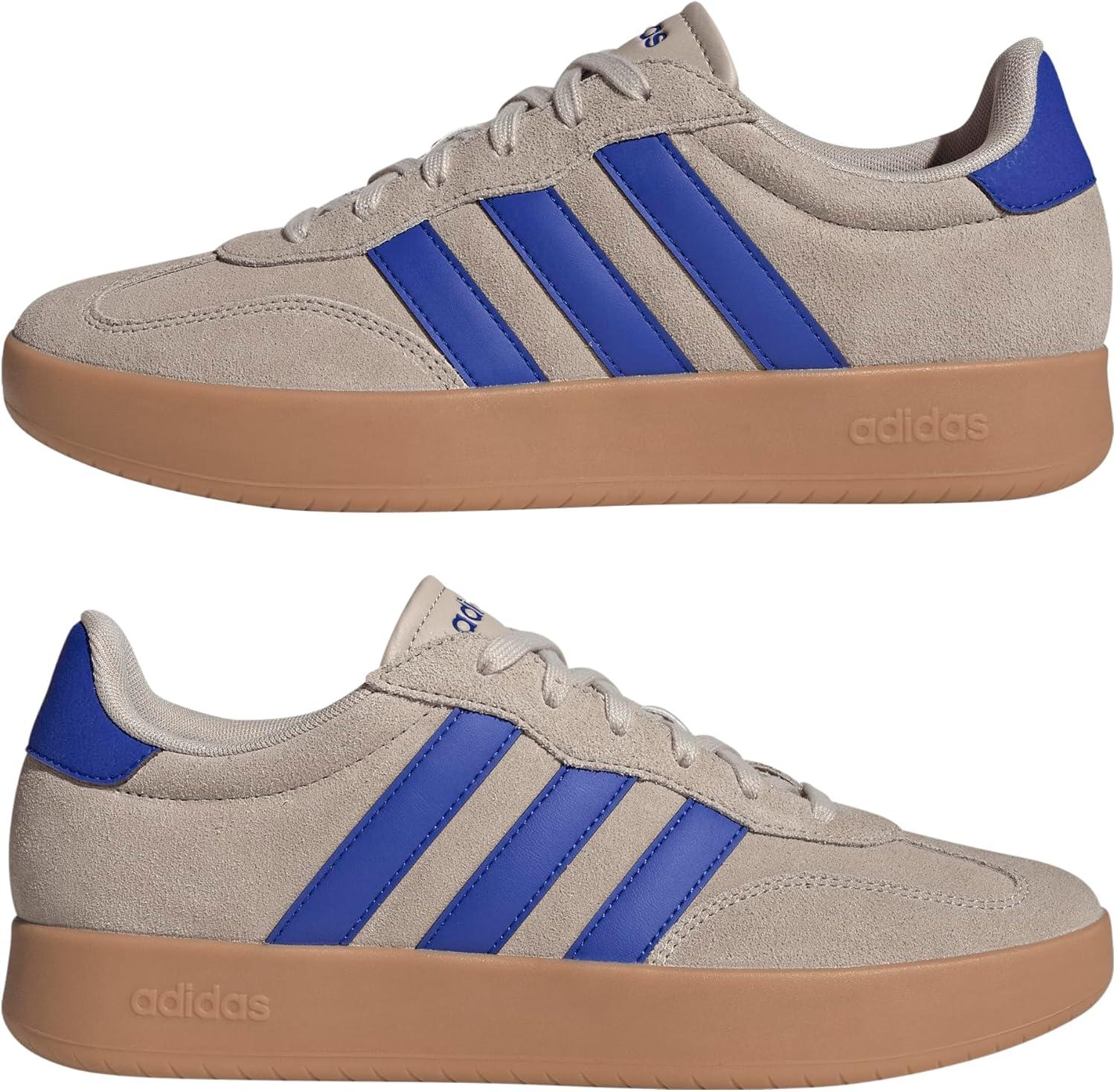 imageadidas Mens Barreda Fashion SneakersWonder BeigeLucid BlueGum