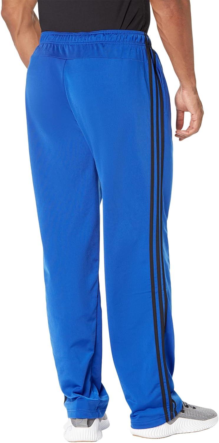 imageadidas Mens Essentials Warmup Open Hem 3stripes Tracksuit BottomsTeam Royal BlueBlack