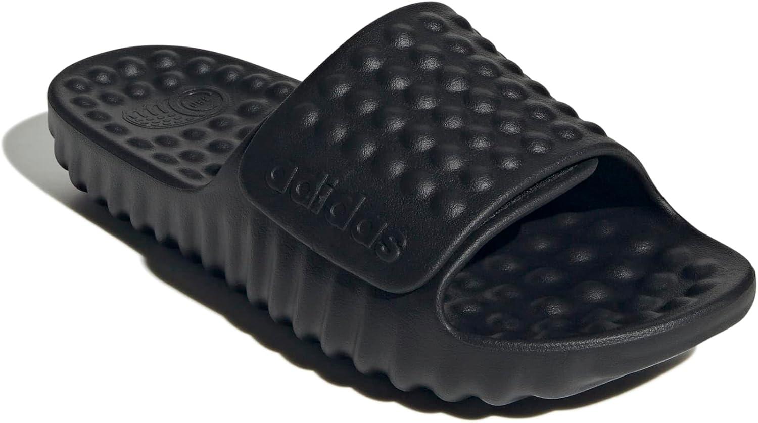 imageadidas Unisex Adult Adissage 360rec Slide SandalsBlackBlackBlack