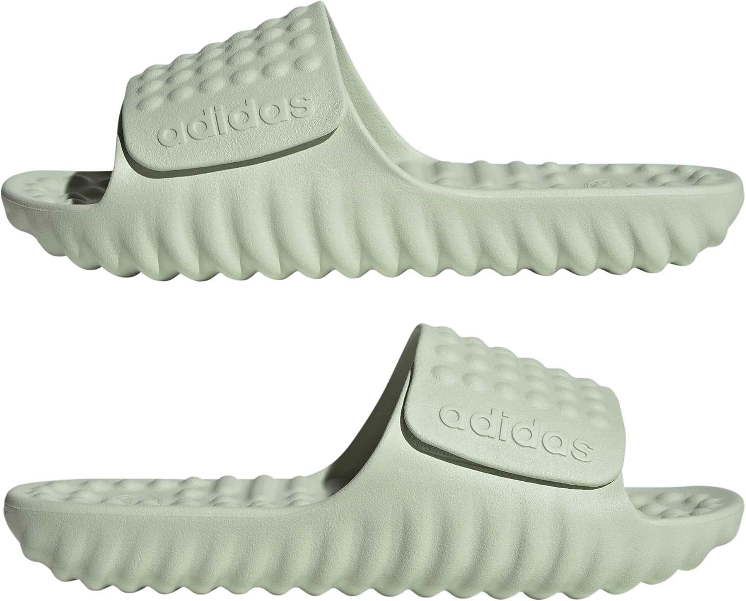 imageadidas Unisex Adult Adissage 360rec Slide SandalsLinen GreenLinen GreenLinen Green