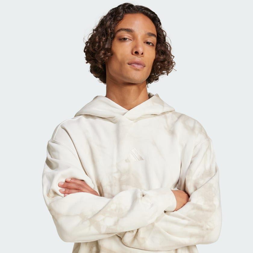 imageadidas mens All Szn Fleece Wash HoodieAlumina