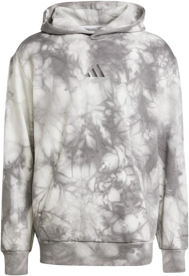 imageadidas mens All Szn Fleece Wash HoodieGrey