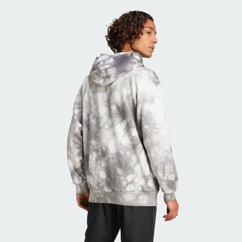 imageadidas mens All Szn Fleece Wash HoodieGrey