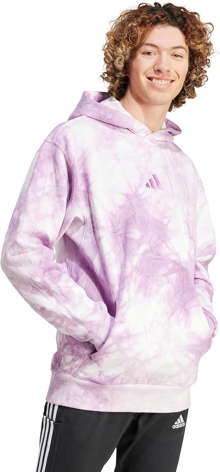 imageadidas mens All Szn Fleece Wash HoodiePreloved Purple