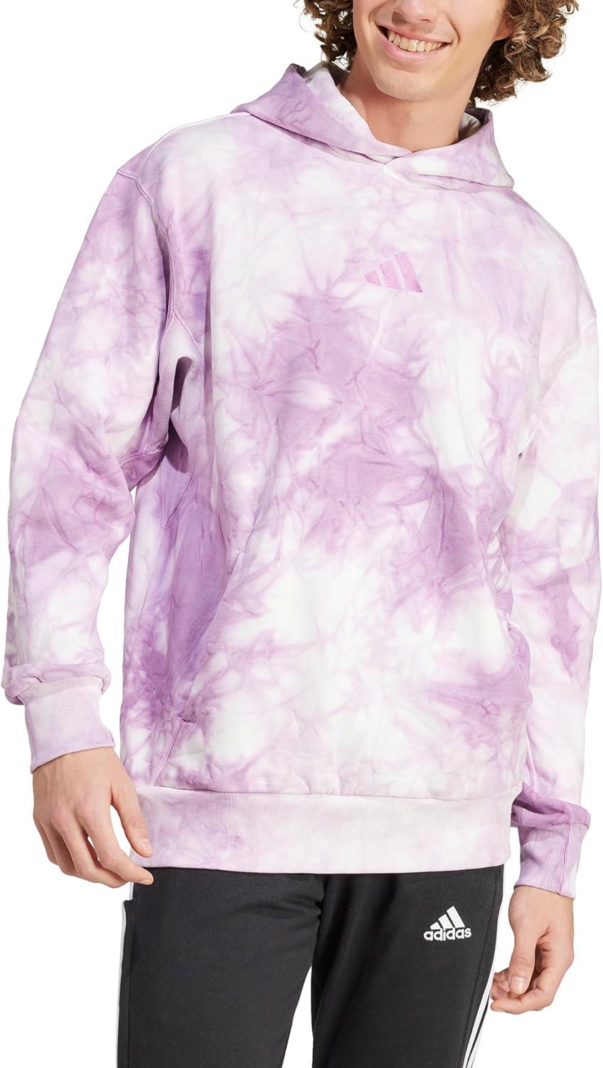 imageadidas mens All Szn Fleece Wash HoodiePreloved Purple