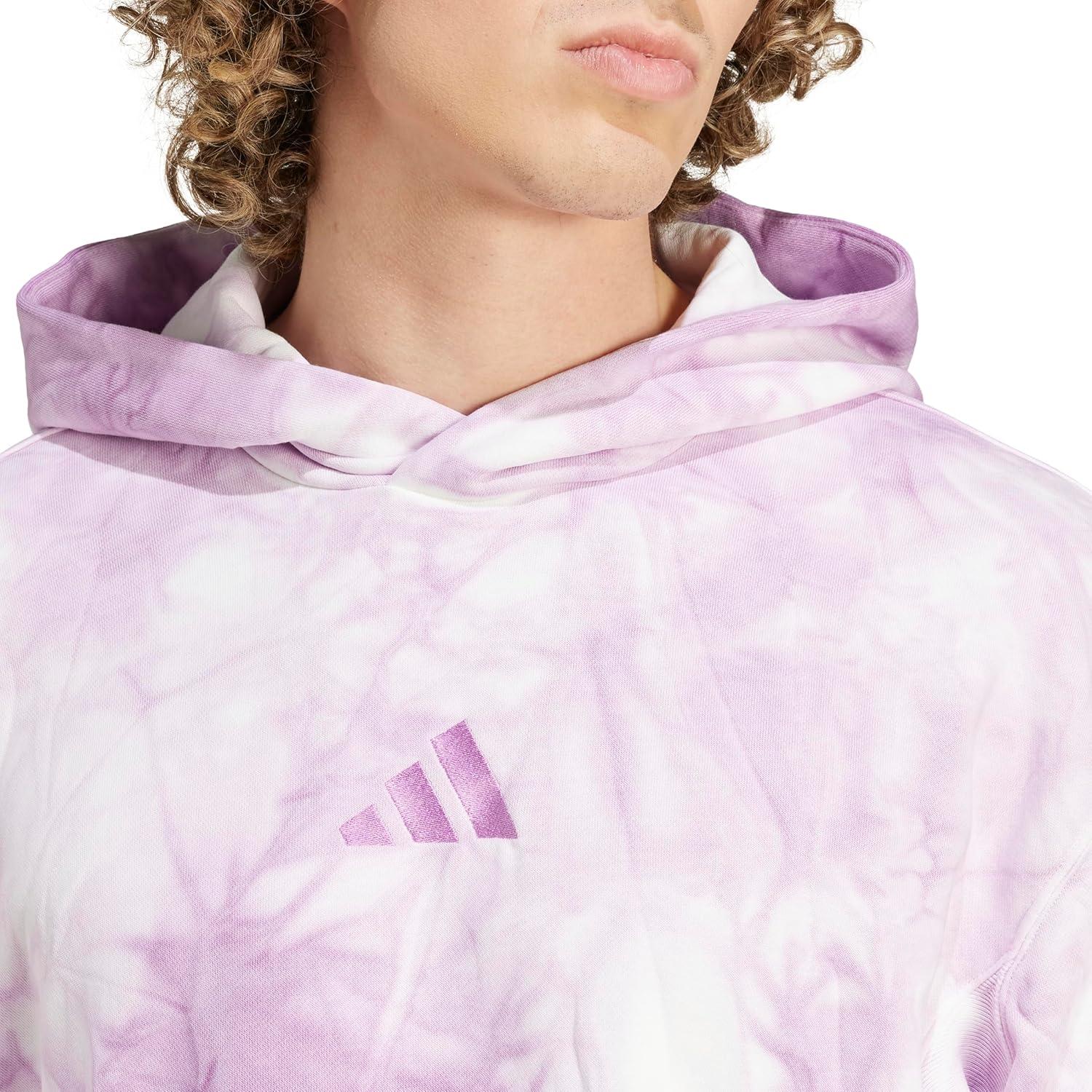 imageadidas mens All Szn Fleece Wash HoodiePreloved Purple