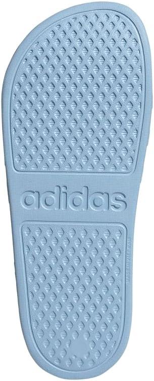 imageadidas womens Adilette AquaGlow BlueZero MetallicZero Metallic