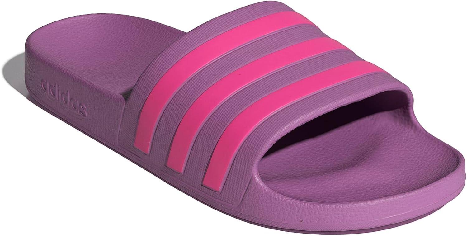 imageadidas womens Adilette AquaPreloved PurpleLucid PinkPreloved Purple
