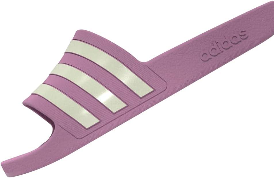 imageadidas womens Adilette AquaPreloved PurpleOff WhiteGrey