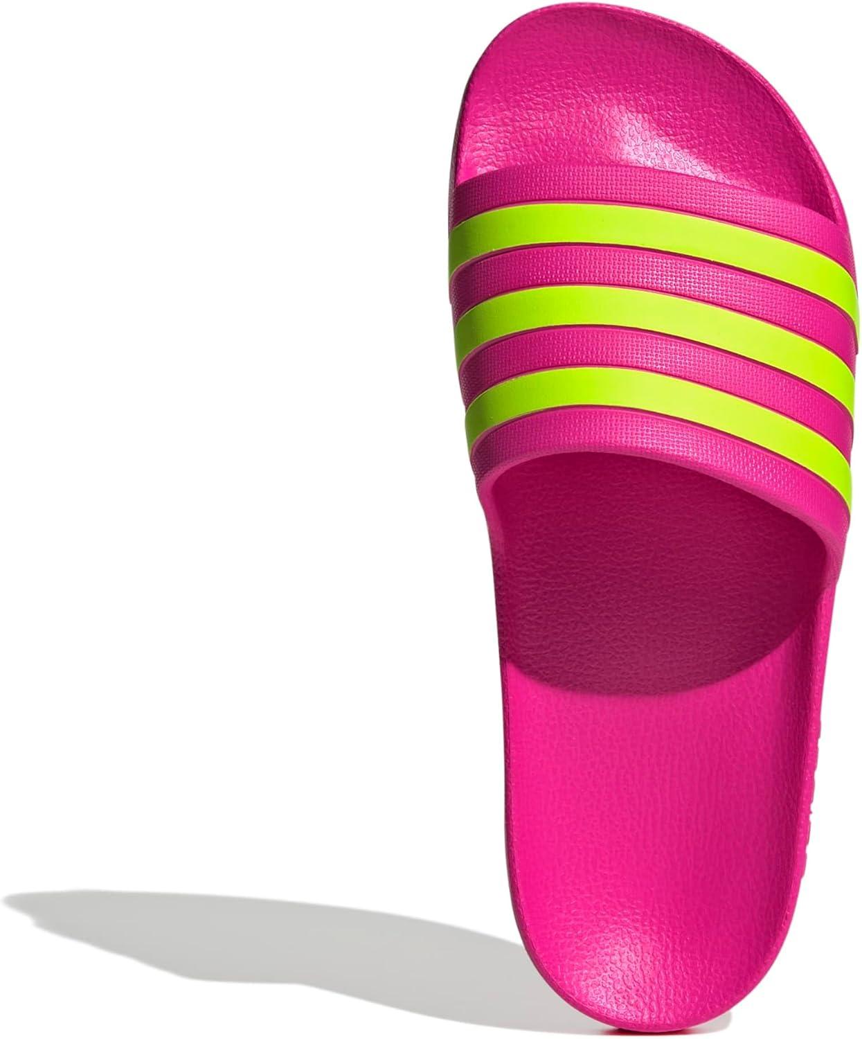 imageadidas womens Adilette AquaShock PinkSolar SlimeShock Pink