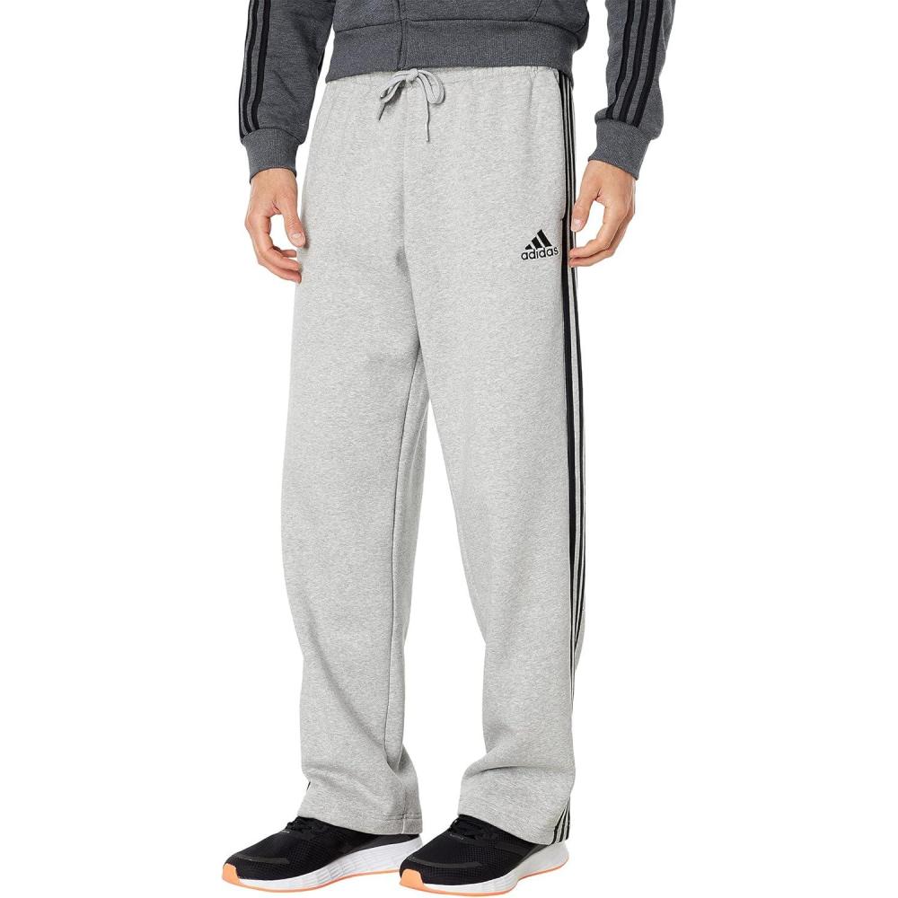 imageAdidas Mens Essentials 3Stripes Regular Tricot PantspantsMedium Grey Heather