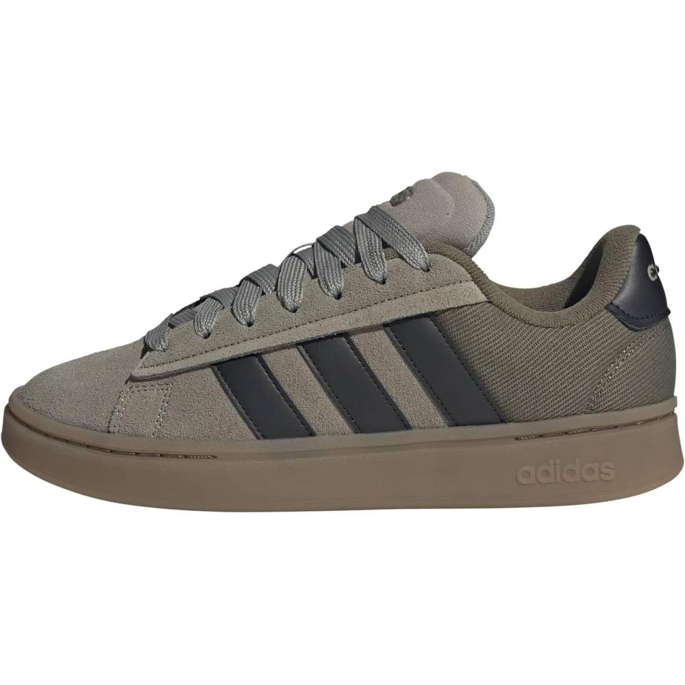 imageAdidas Mens Grand Court Alpha 00sSilver PebbleBlackOlive Strata