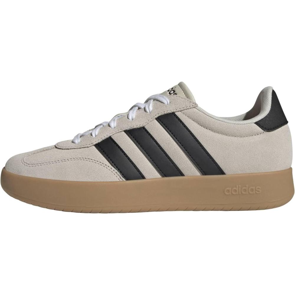 imageadidas Mens Barreda Fashion SneakersAluminaBlackGum