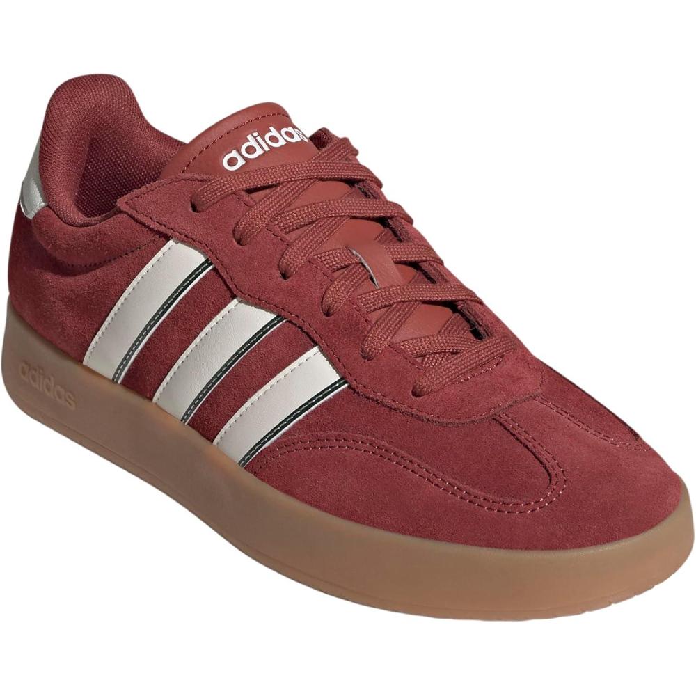 imageadidas Mens Barreda Fashion SneakersPreloved RubyOff WhiteCollegiate Green