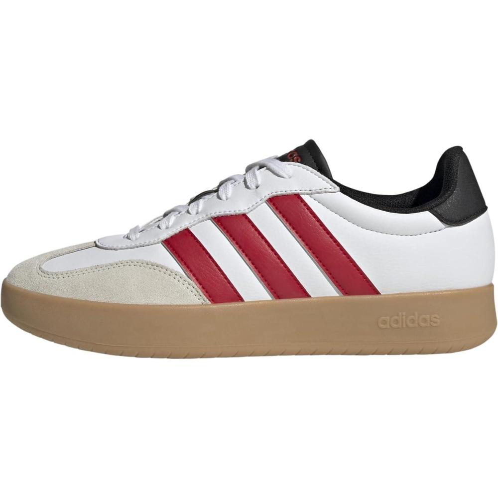 imageadidas Mens Barreda Fashion SneakersWhiteBetter ScarletBlack