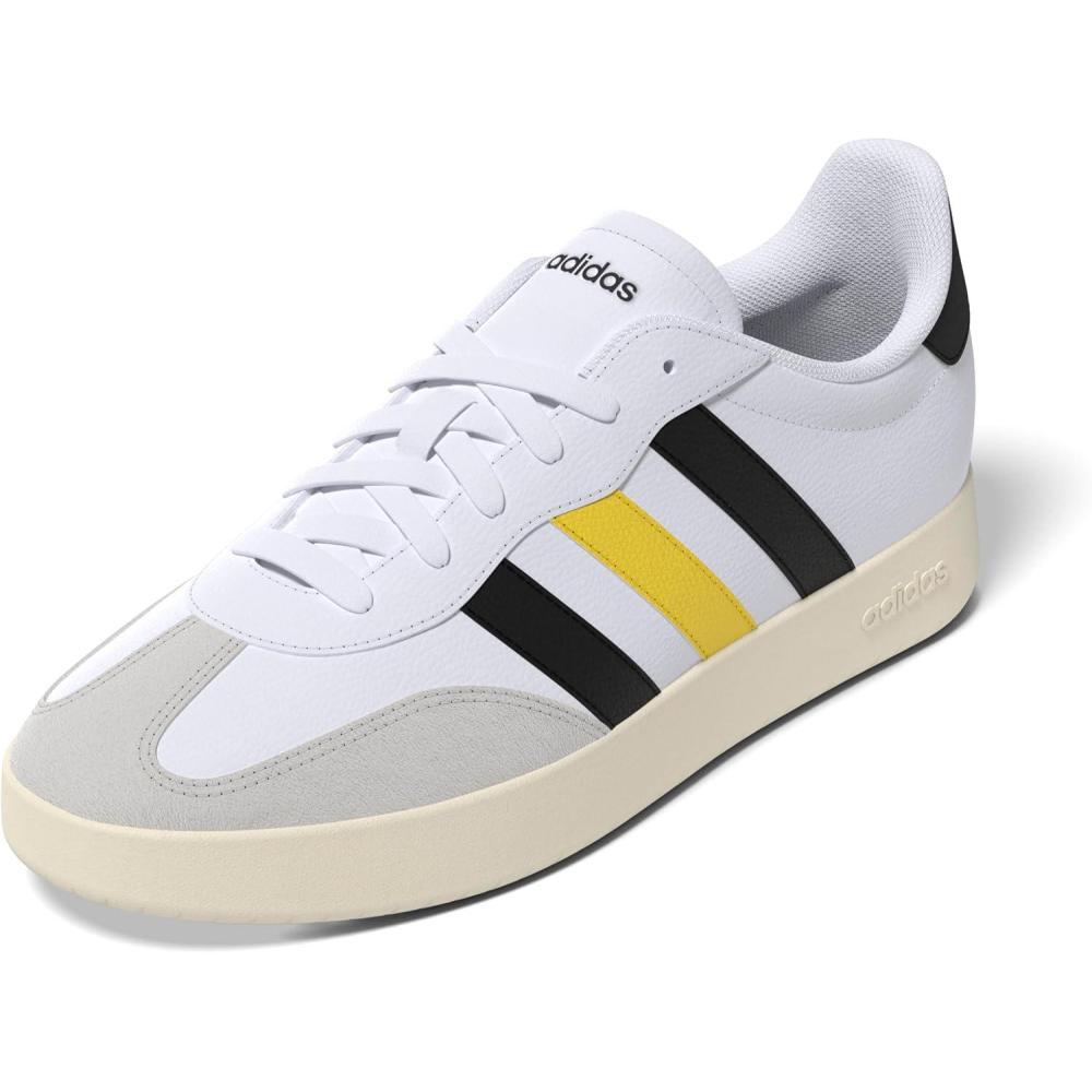 imageadidas Mens Barreda Fashion SneakersWhiteBlackUtility Yellow