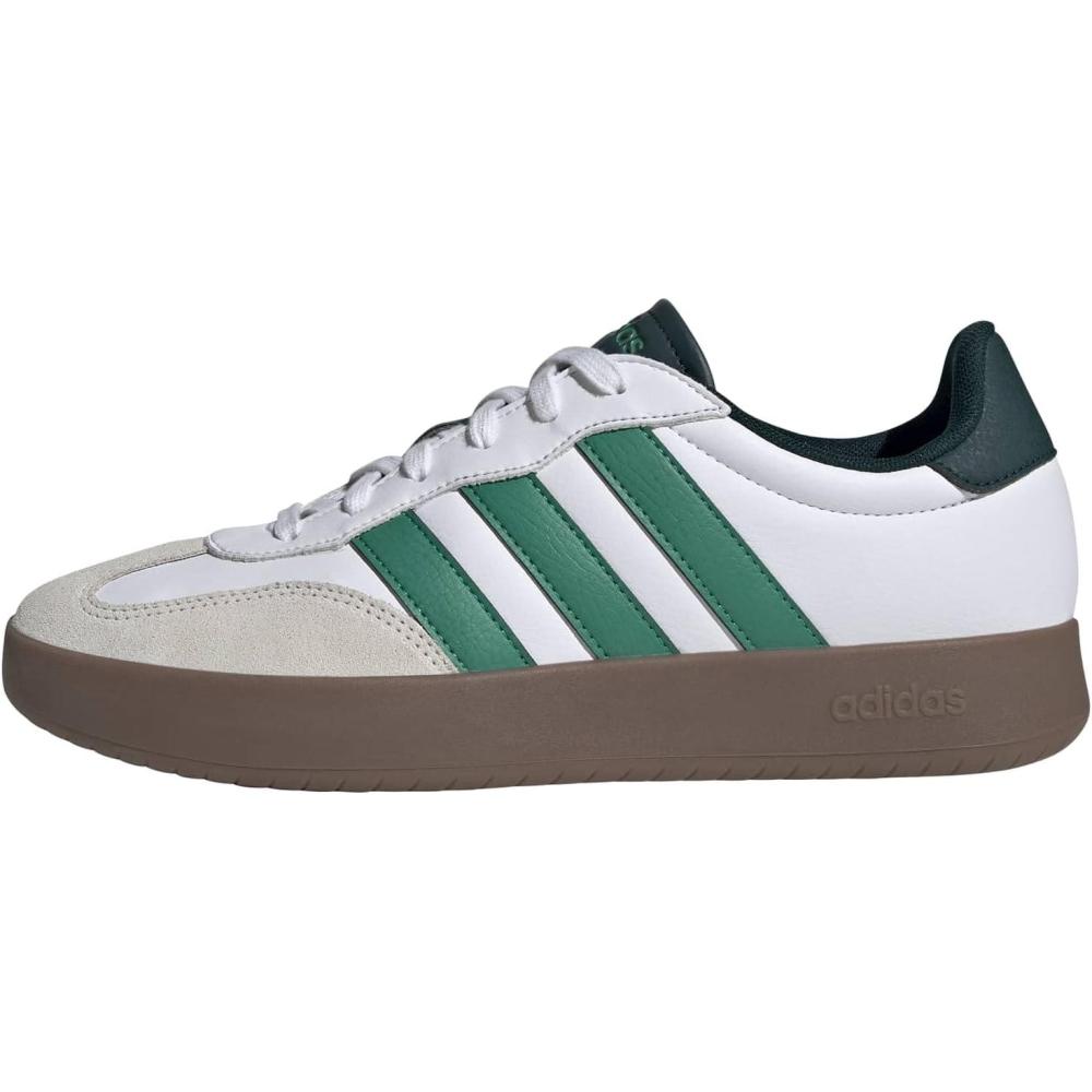 imageadidas Mens Barreda Fashion SneakersWhiteCourt GreenAurora Ivy