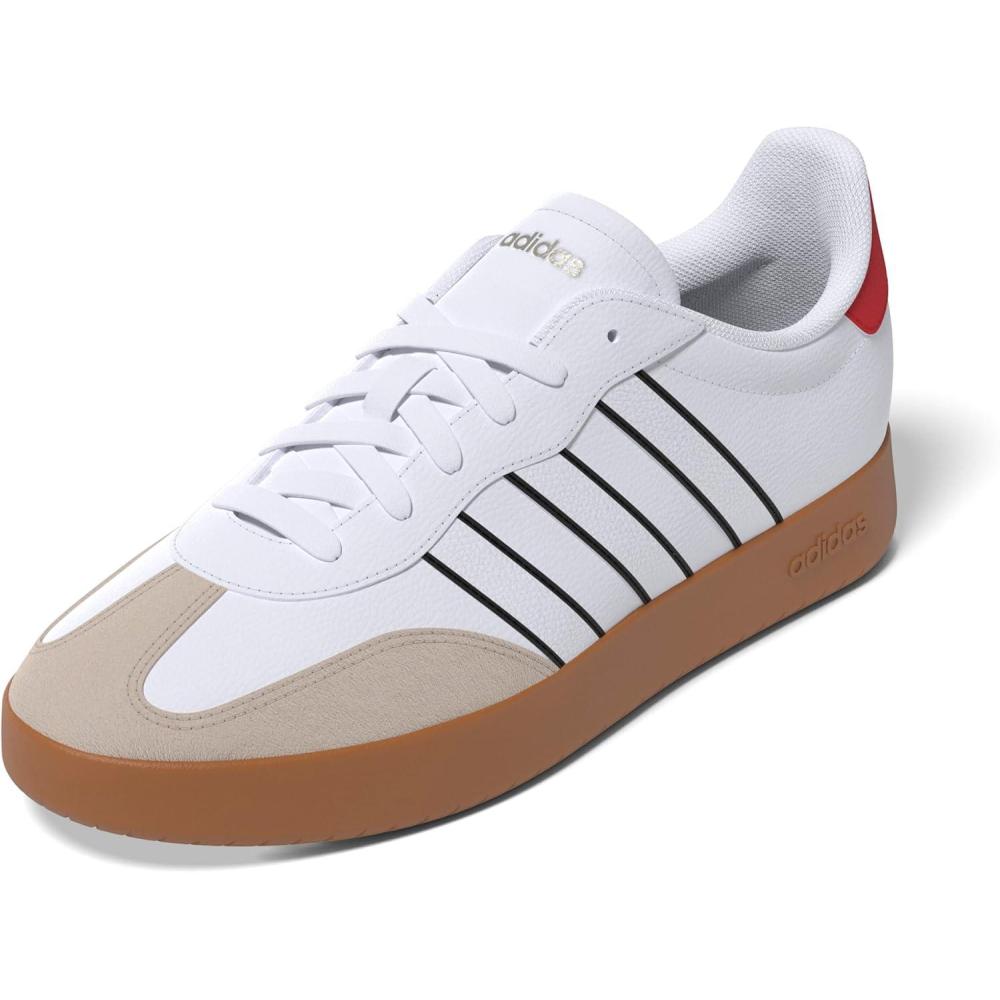 imageadidas Mens Barreda Fashion SneakersWhiteWhitePure Ruby
