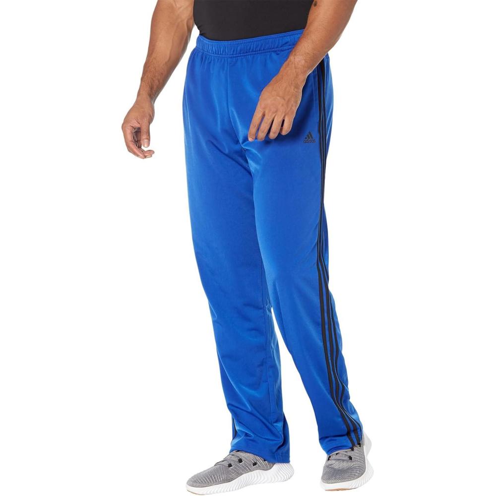 imageadidas Mens Essentials Warmup Open Hem 3stripes Tracksuit BottomsTeam Royal BlueBlack