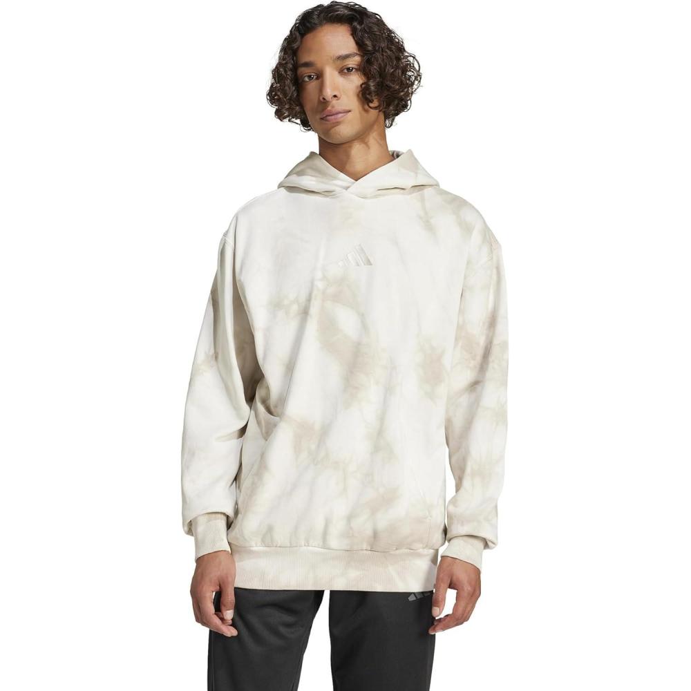 imageadidas mens All Szn Fleece Wash HoodieAlumina