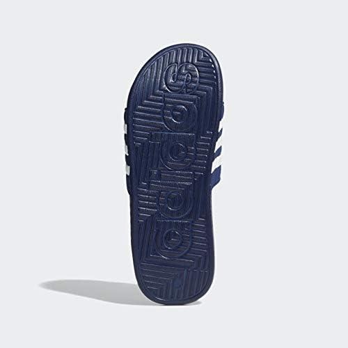 imageadidas Mens Adissage Slide SandalsDark BlueWhiteDark Blue