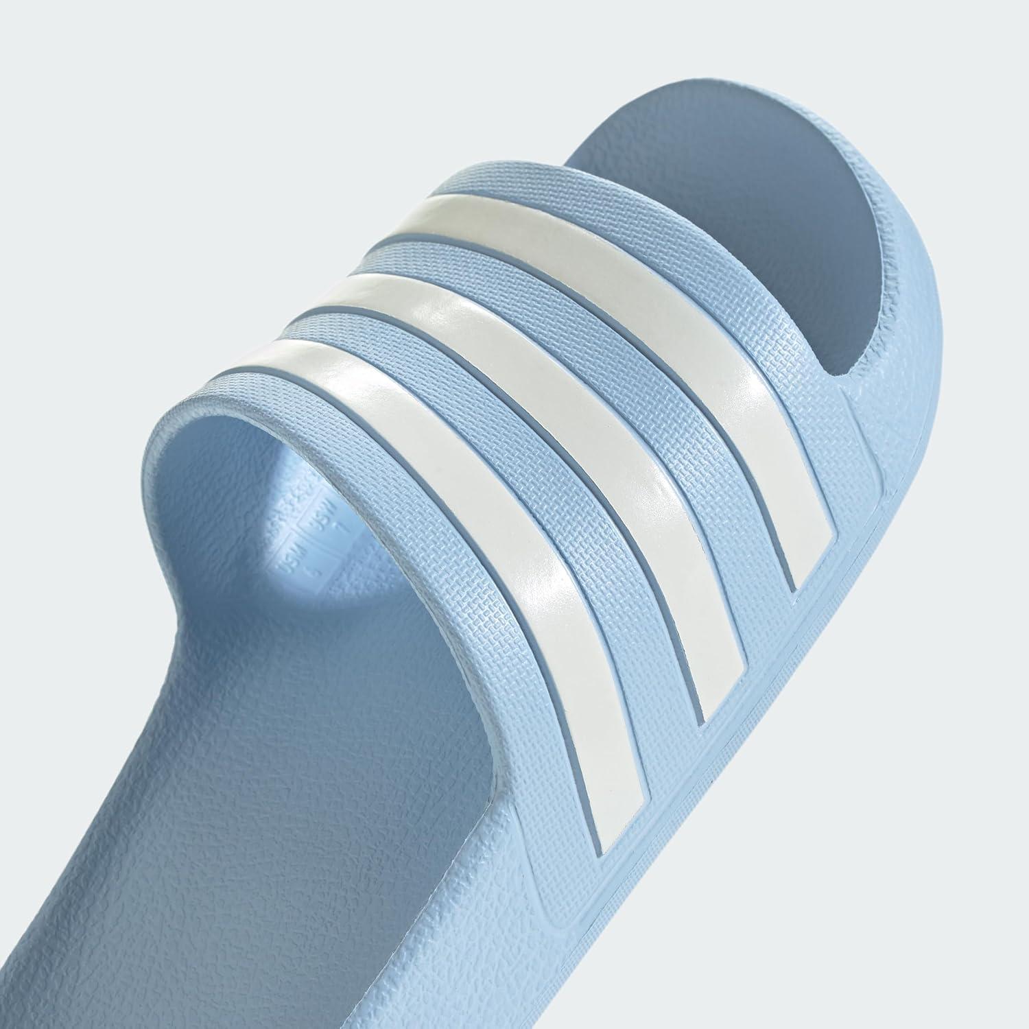 imageadidas Womens Adilette SandalGlow Blue Zero Metalic Zero Metalic