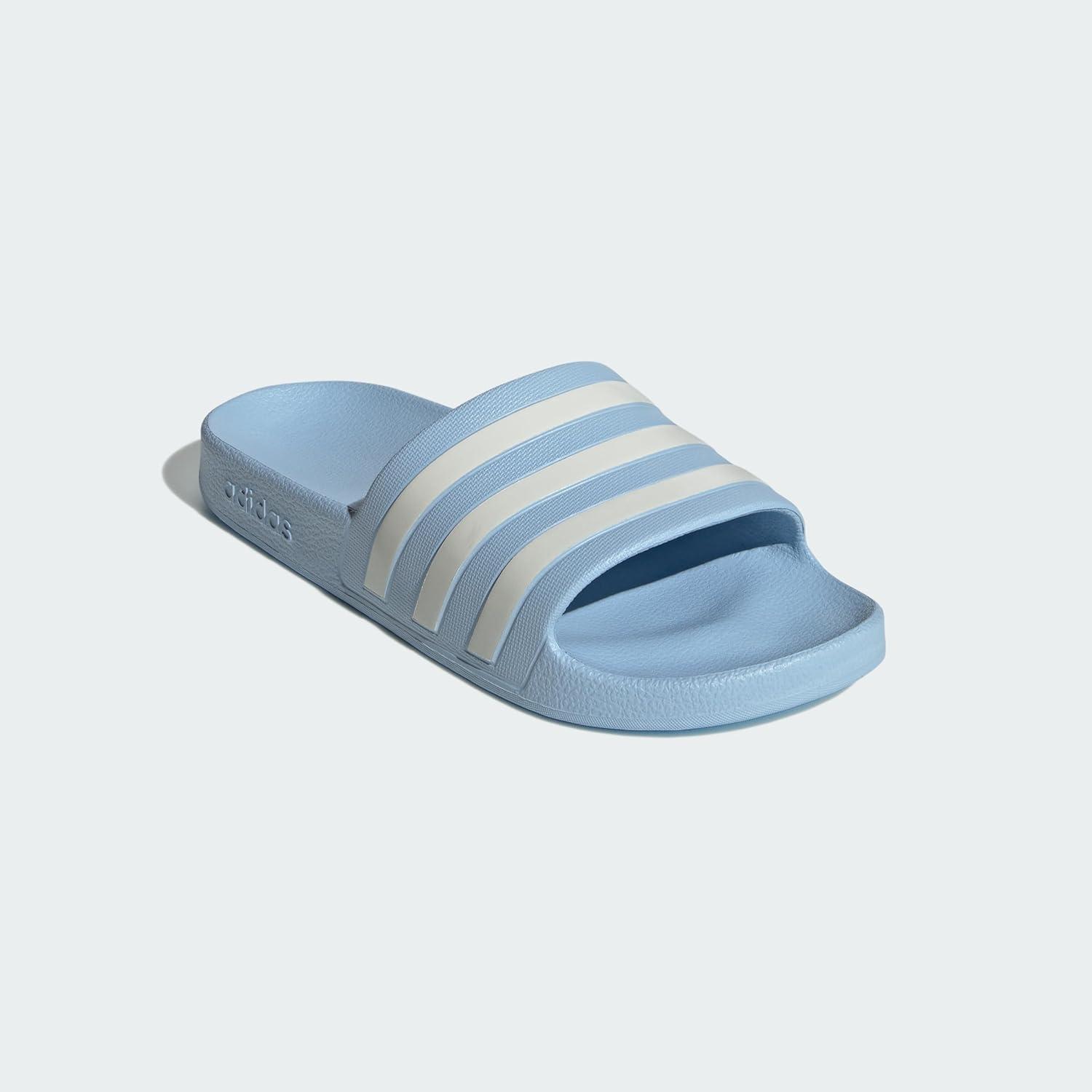 imageadidas Womens Adilette SandalGlow Blue Zero Metalic Zero Metalic