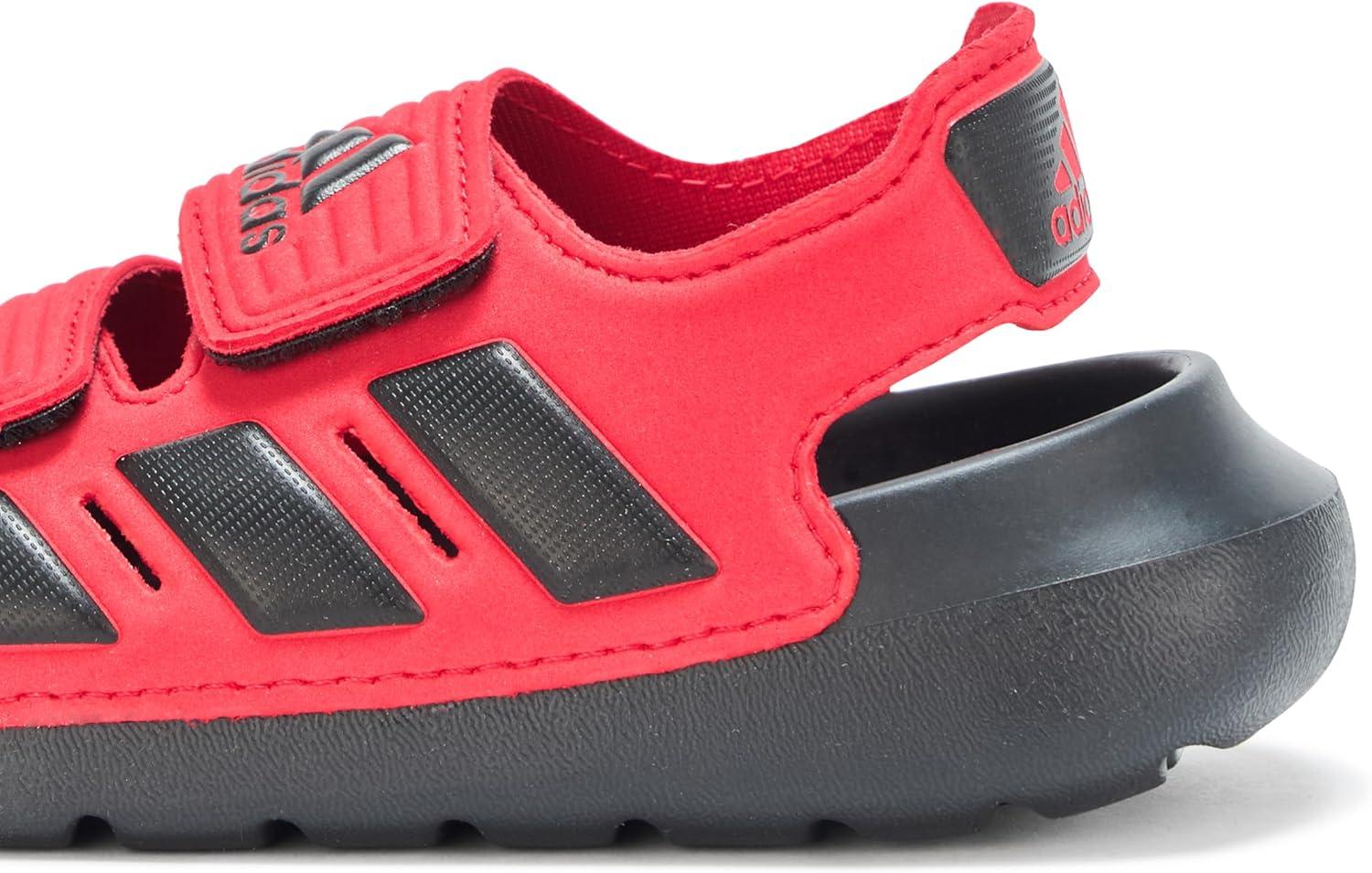 imageadidas unisexchild Altaswim 20Pure RubyBlackPure Ruby