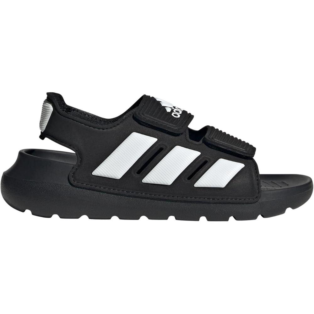 imageadidas unisexchild Altaswim 20BlackWhiteBlack