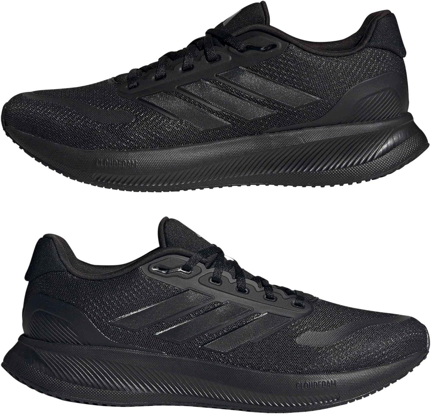 imageAdidas Mens Run Falcon 5BlackBlackBlack