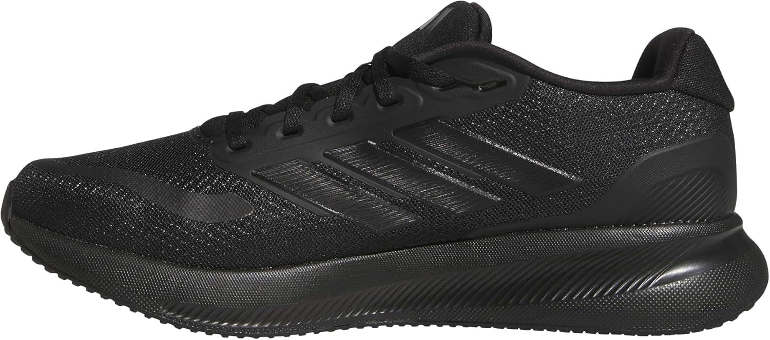 imageAdidas Mens Run Falcon 5BlackBlackWhite