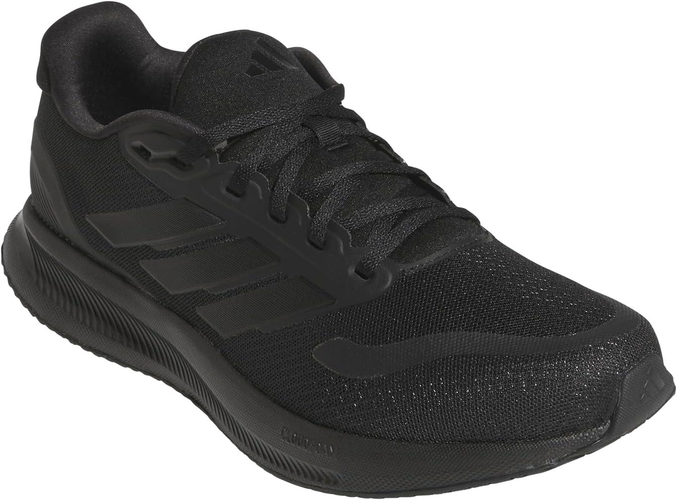 imageAdidas Mens Run Falcon 5BlackBlackWhite
