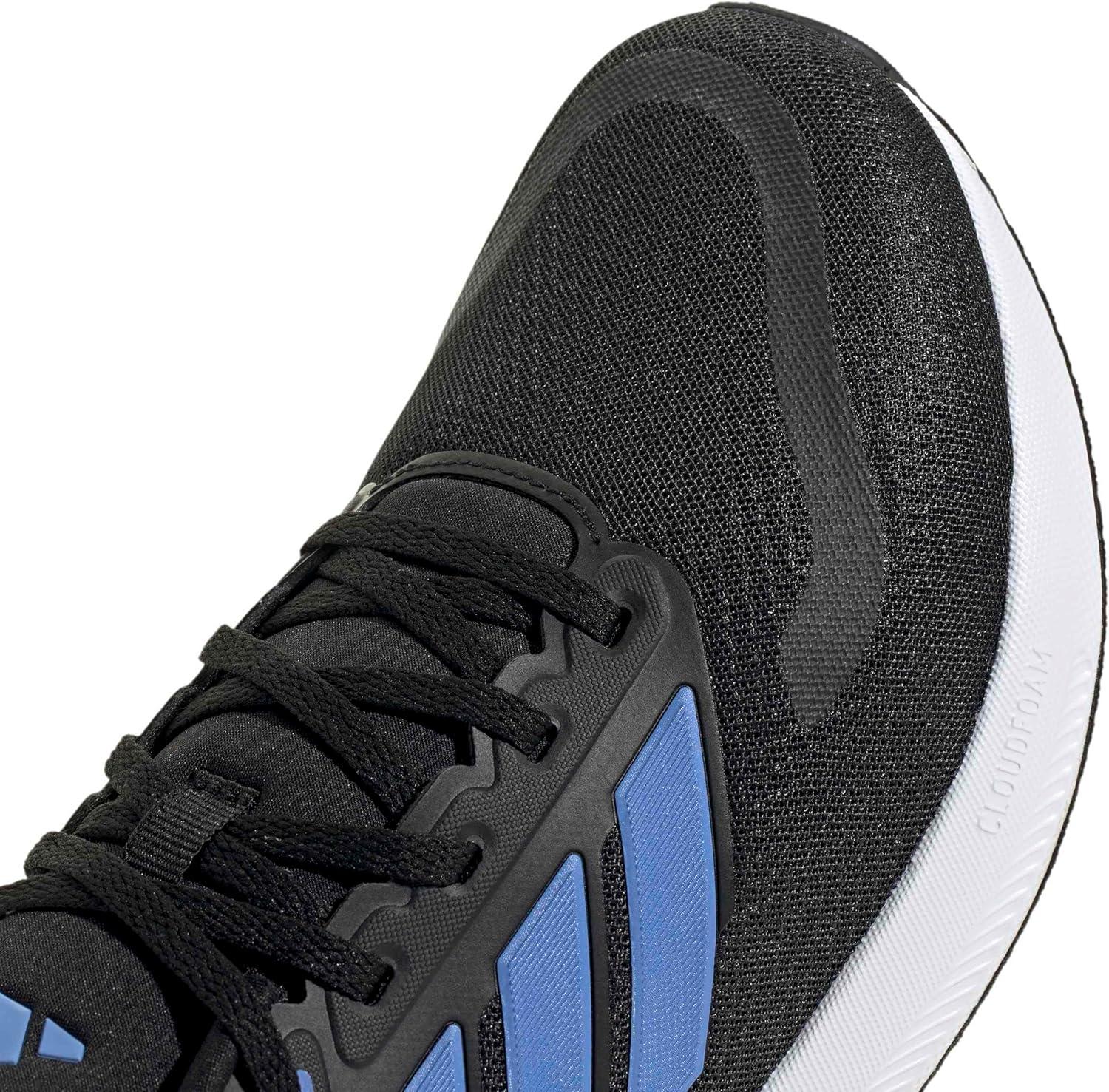 imageAdidas Mens Run Falcon 5BlackBlue FusionWhite