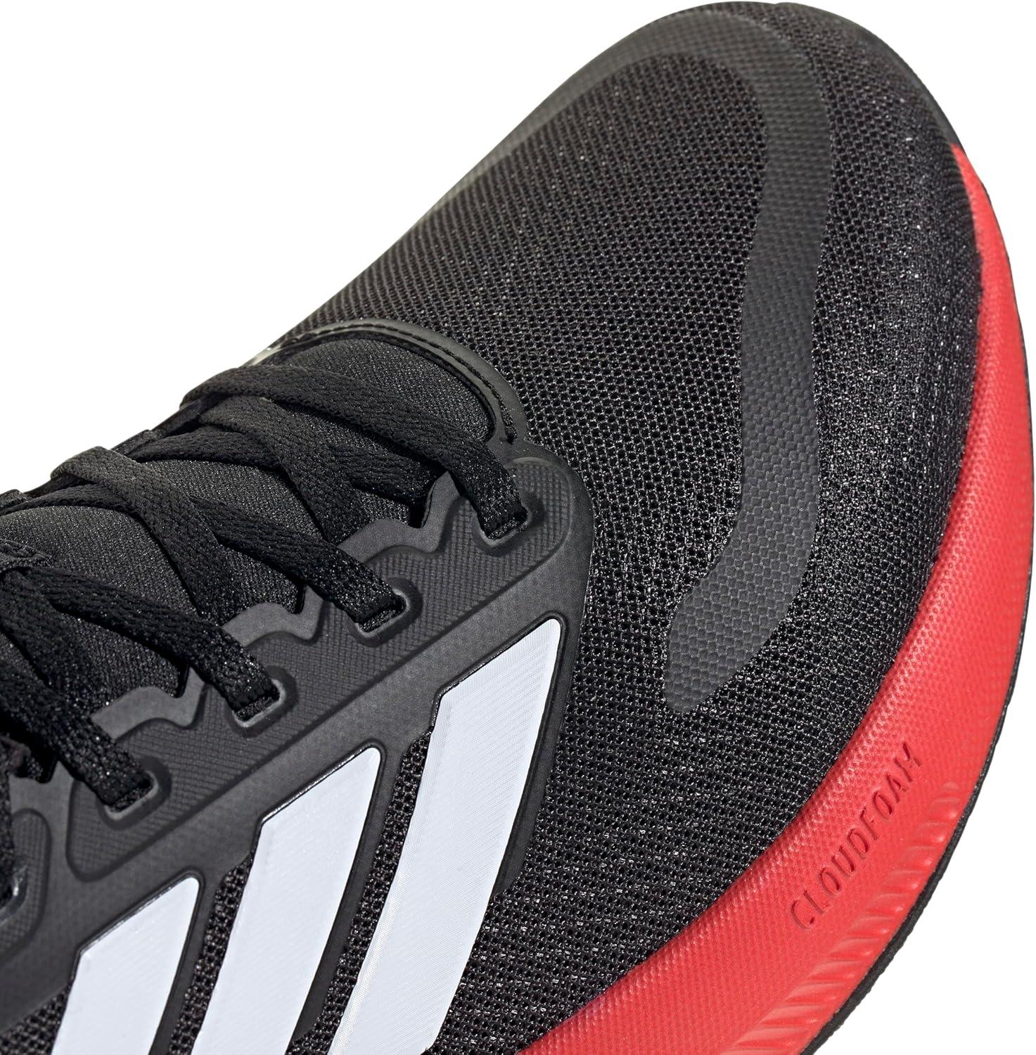 imageAdidas Mens Run Falcon 5BlackWhiteBright Red