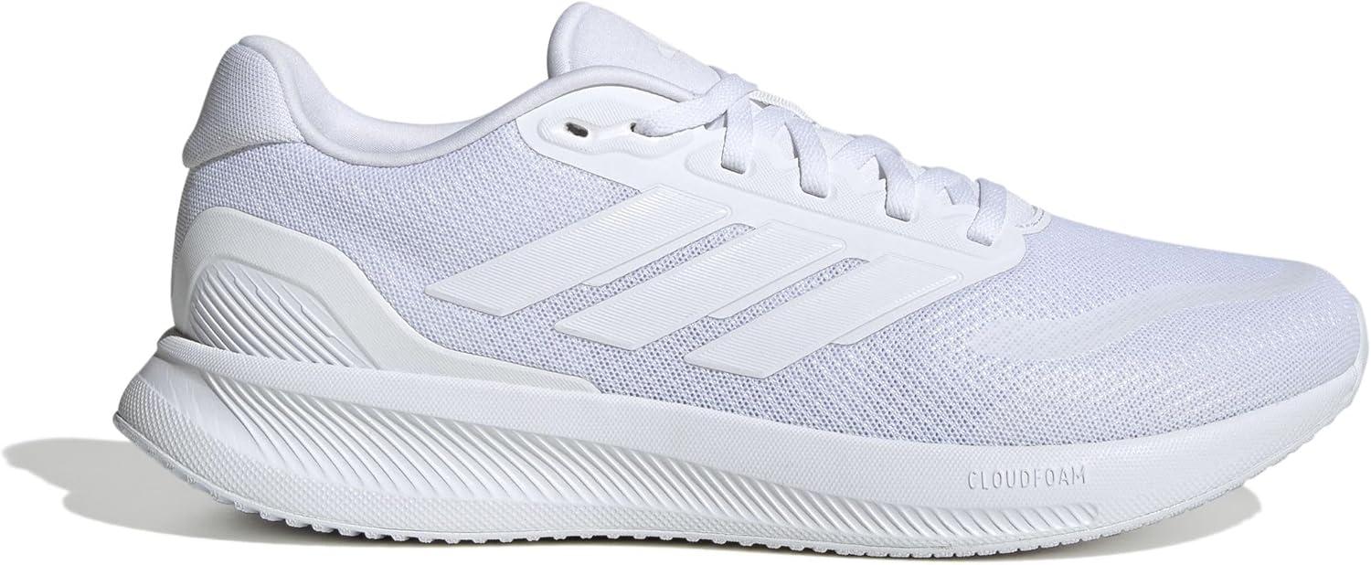 imageAdidas Mens Run Falcon 5Ftwr White Ftwr White Core Black