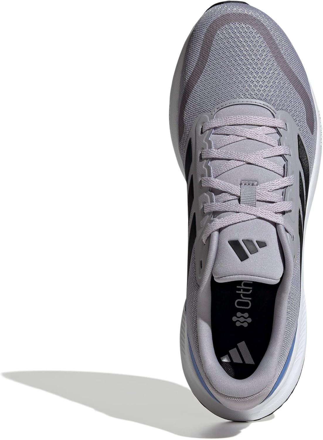 imageAdidas Mens Run Falcon 5Glory GreyBlackBlue Fusion