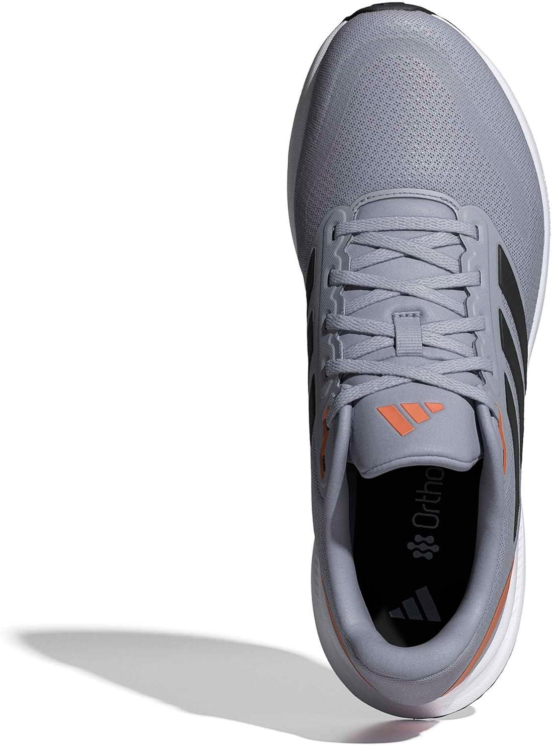 imageAdidas Mens Run Falcon 5Halo SilverBlackDusky Orange