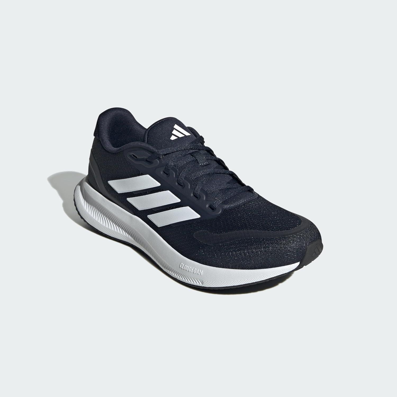 imageAdidas Mens Run Falcon 5InkWhiteBlack