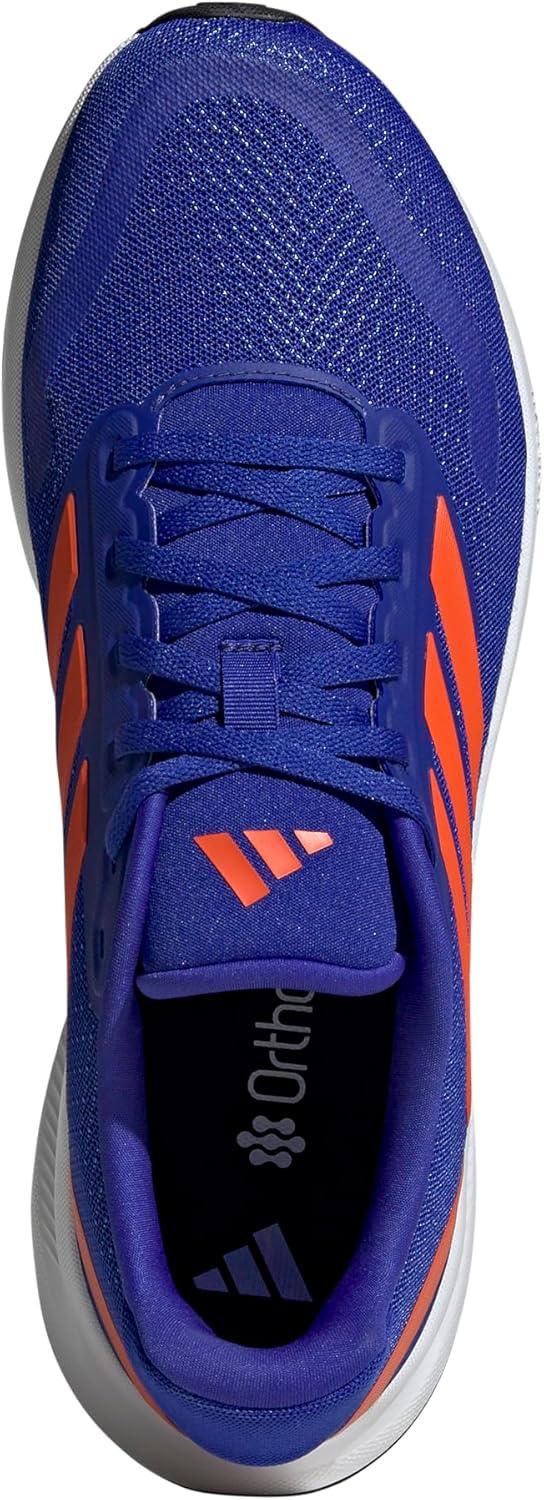 imageAdidas Mens Run Falcon 5Lucid BlueImpact OrangeBlack