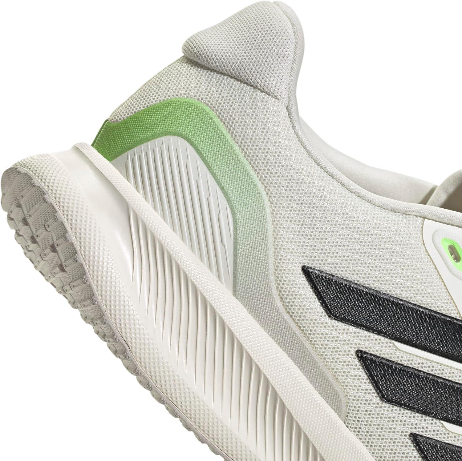 imageAdidas Mens Run Falcon 5Off WhiteBlackLime Burst