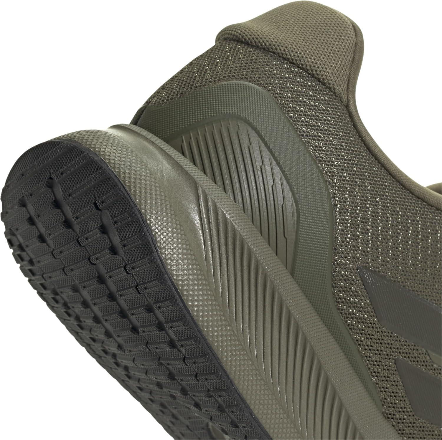 imageAdidas Mens Run Falcon 5Olive StrataShadow OliveBlack