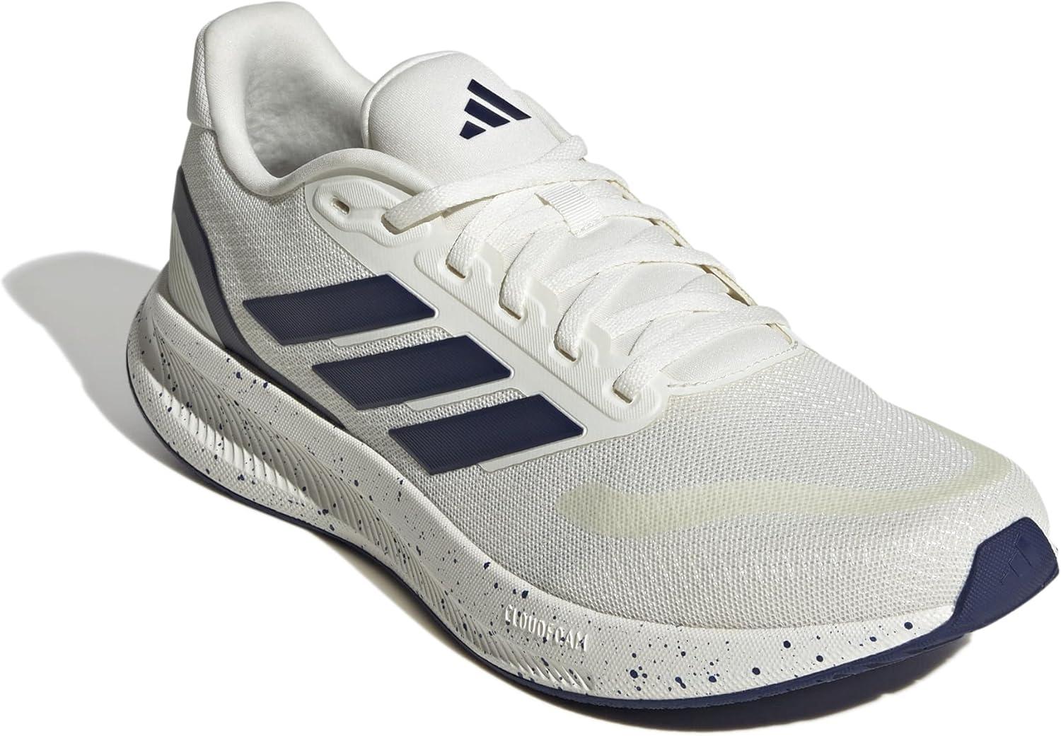 imageAdidas Mens Run Falcon 5WhiteDark BlueBlack