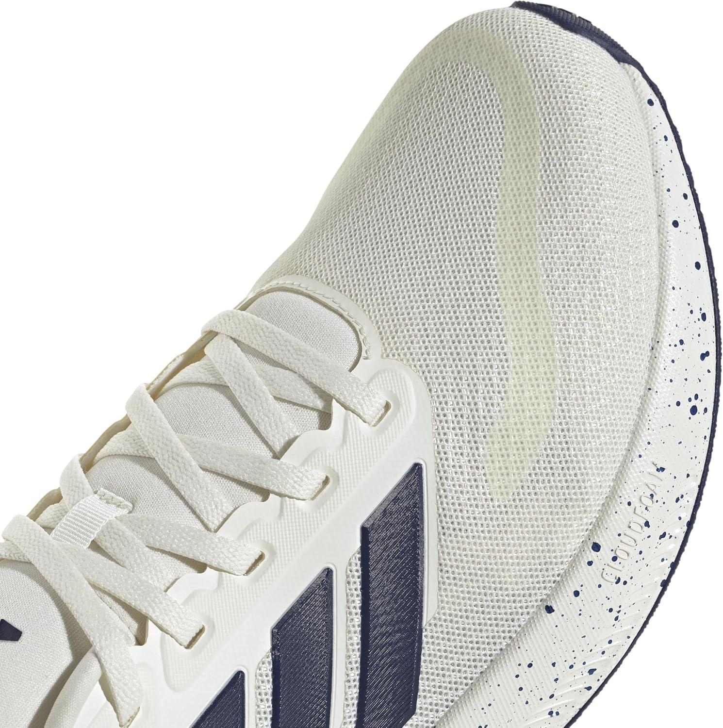 imageAdidas Mens Run Falcon 5WhiteDark BlueBlack