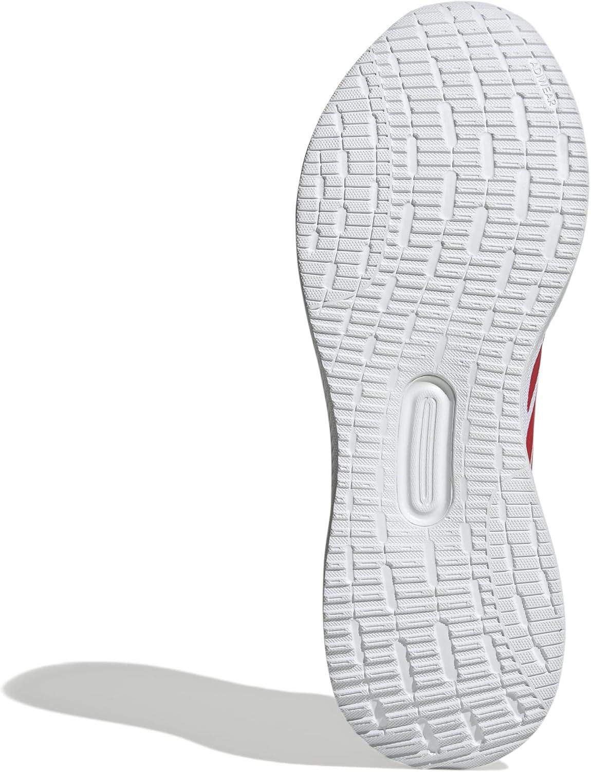 imageAdidas Mens Run Falcon 5WhiteSemi Lucid RedBlack