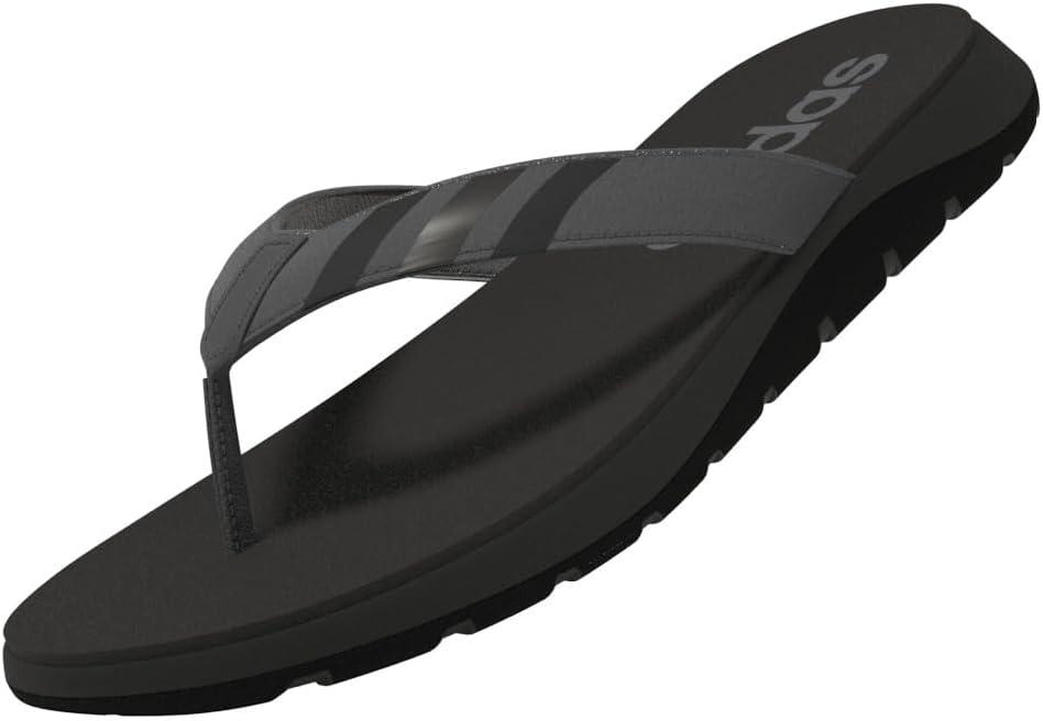 imageadidas Mens Leisure and Sportwear Flip Flop SandalsBlackGreyGrey