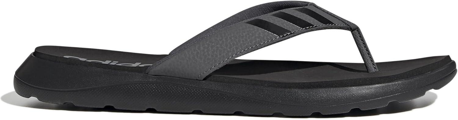 imageadidas Mens Leisure and Sportwear Flip Flop SandalsBlackGreyGrey