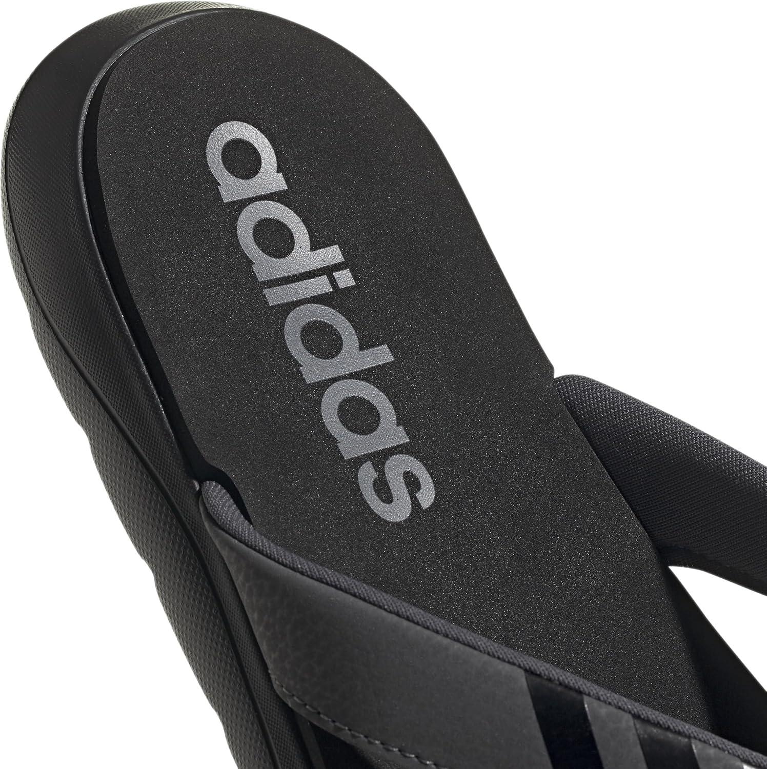 imageadidas Mens Leisure and Sportwear Flip Flop SandalsBlackGreyGrey