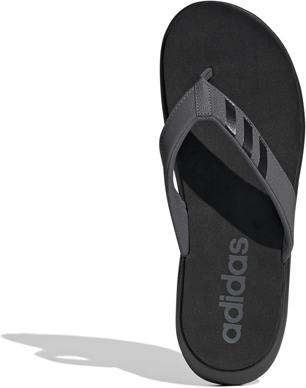 imageadidas Mens Leisure and Sportwear Flip Flop SandalsBlackGreyGrey