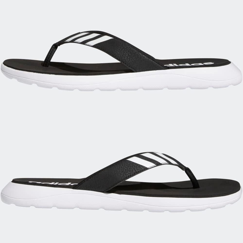 imageadidas Mens Leisure and Sportwear Flip Flop SandalsCore BlackFootwear WhiteCore Black